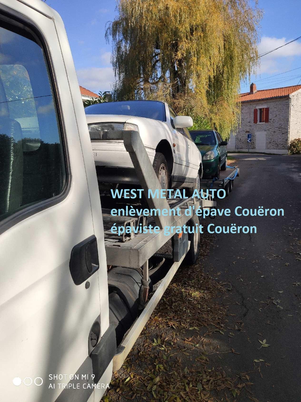 West metal auto enlevement voiture epave gratuit coueron epaviste gratuit coueron reprise voiture casse coueron